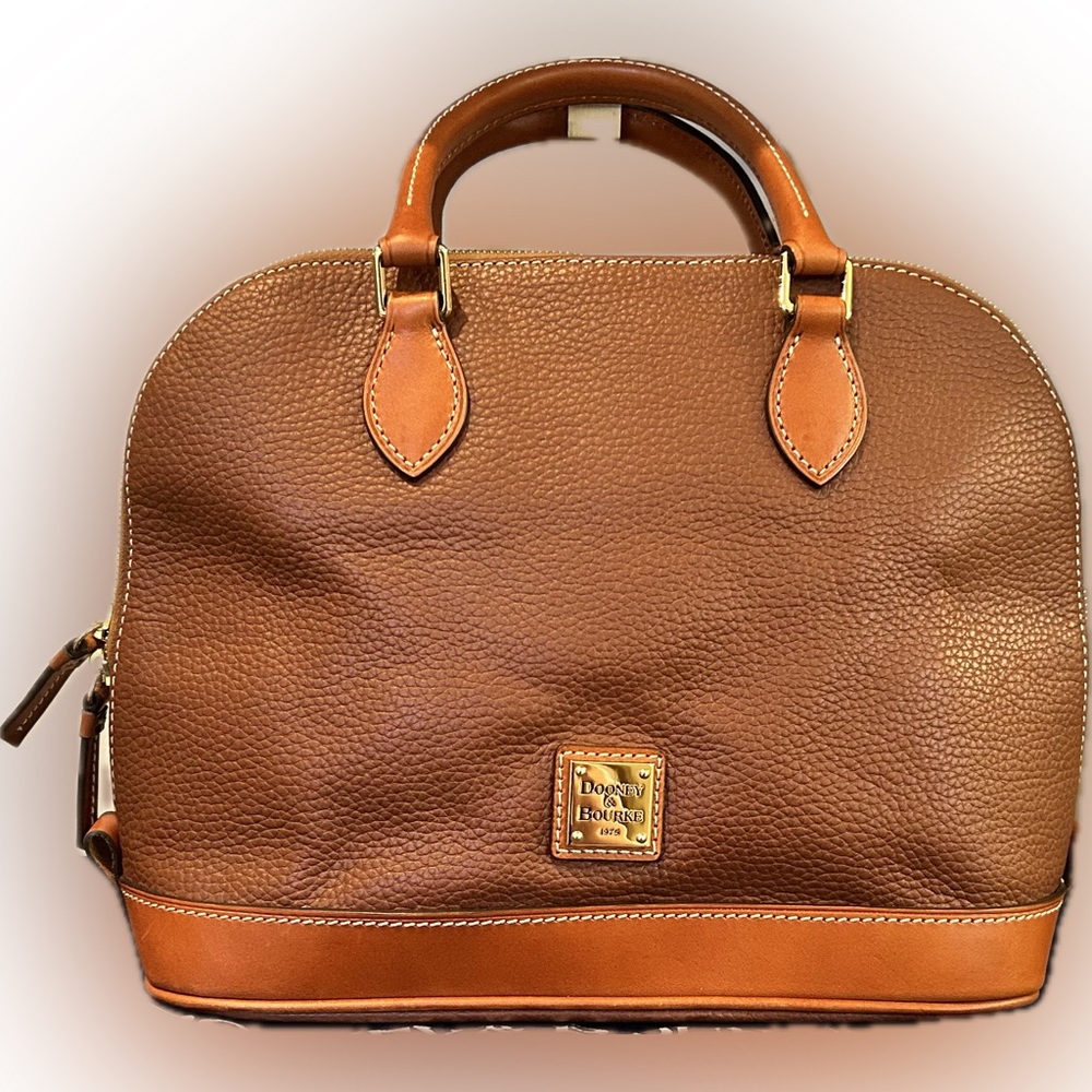 Dooney & Bourke Dillon Domed Leather Satchel or Crossbody
